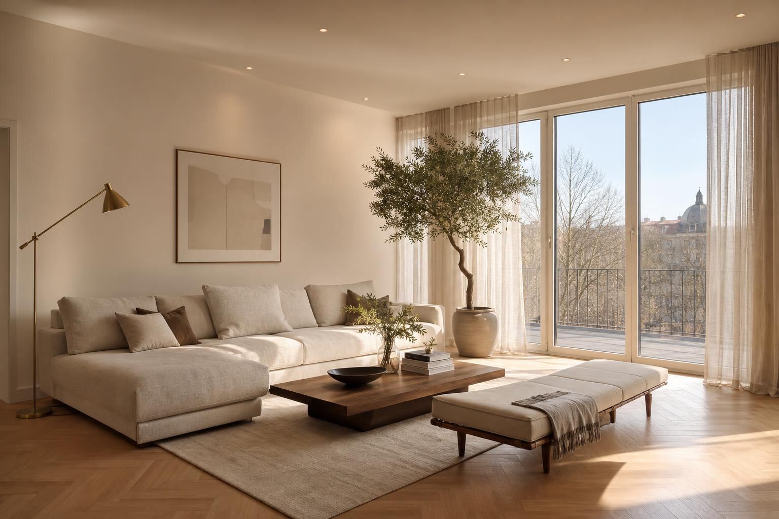 KUSA BAU Wohnzimmer-Komplettsanierung Freising, nachher